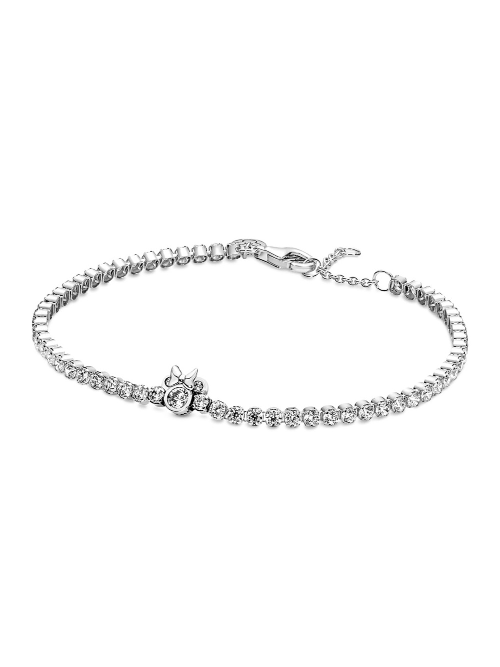 Pandora Disney Minnie Mouse CZ Tennis Bracelet 18 CM